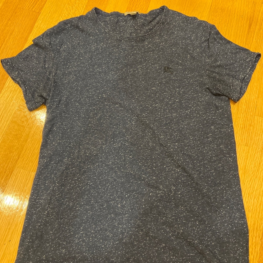 Burberry T-Shirt mens speckled navy medium